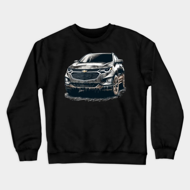 Chevrolet Equinox Crewneck Sweatshirt by Vehicles-Art